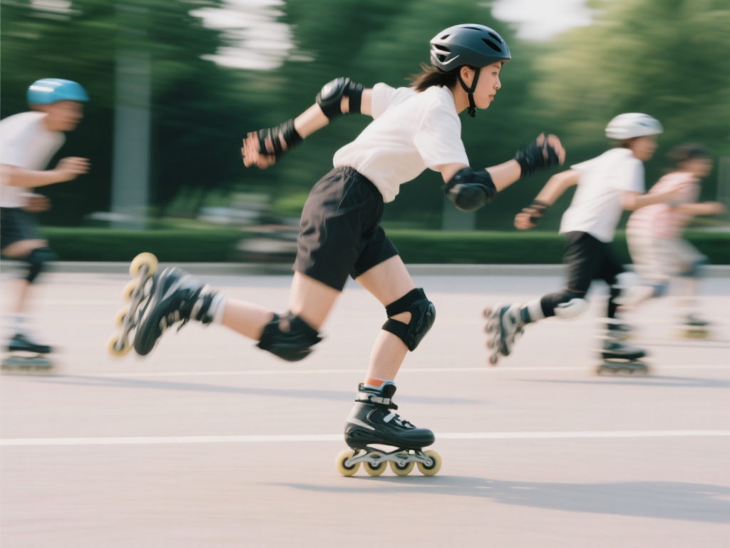 轮滑是一项全身性的有氧运动，它能有效提升心肺耐力，