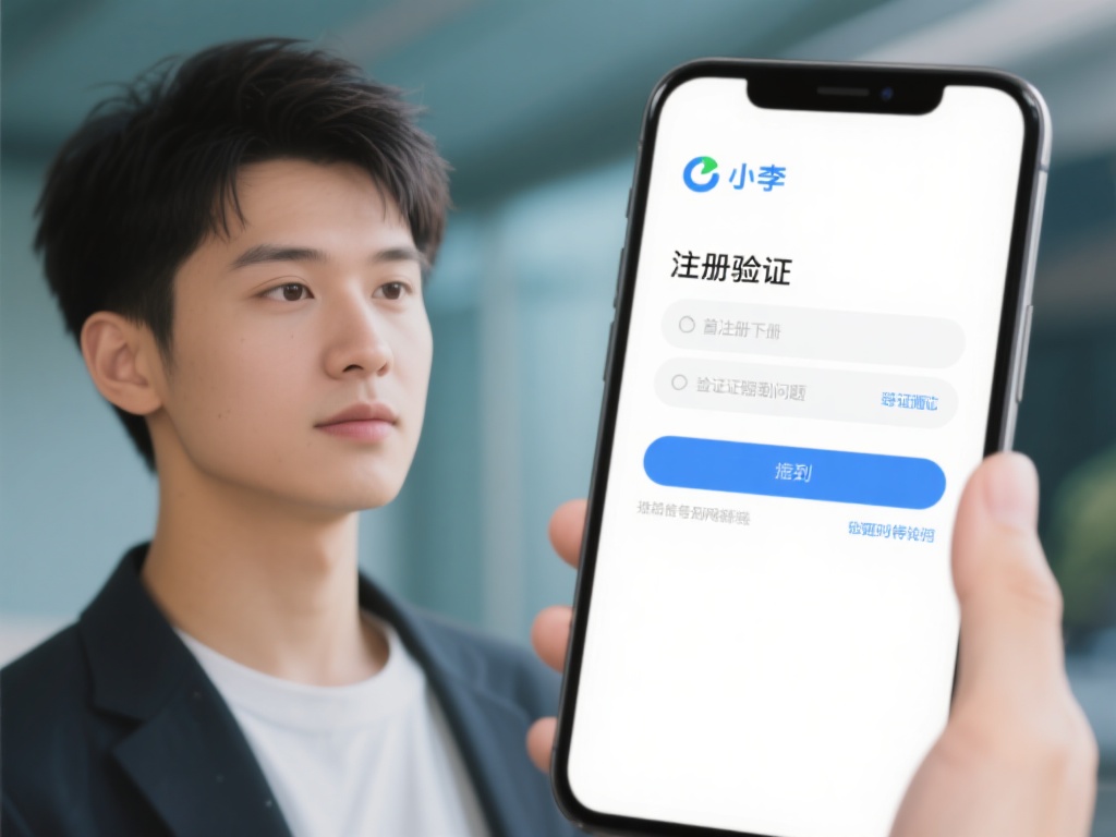 在注册过程中，可能会遇到需要短信验证的情况。以小李