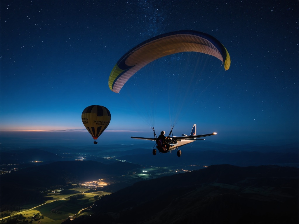所谓星空体育飞航，是一种结合了高空运动与夜间环境的